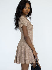The Sting Mini Dress Leopard