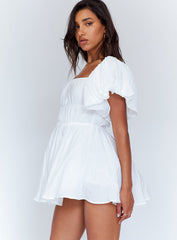 Halton Mini Dress White