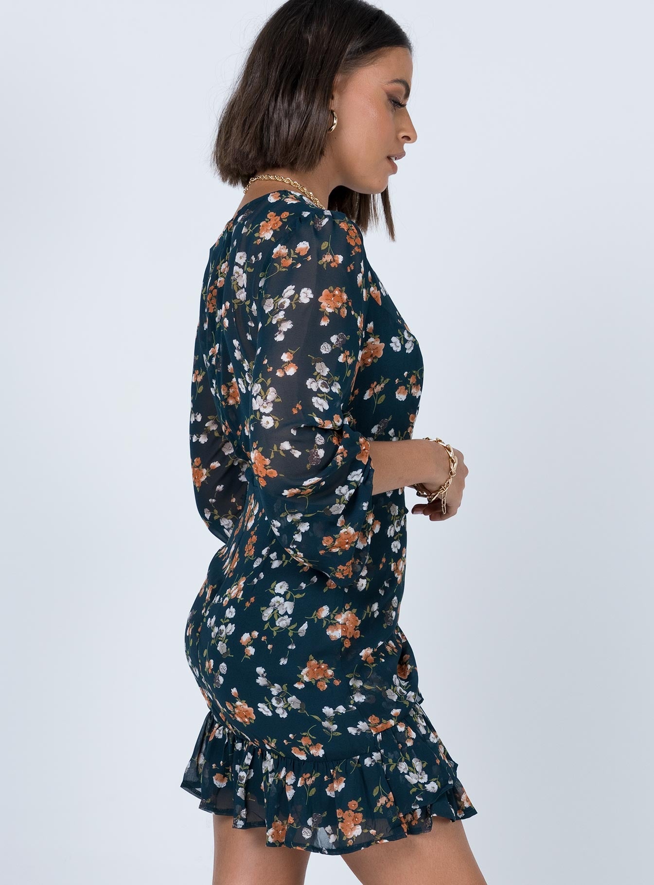 Meral Mini Dress Teal