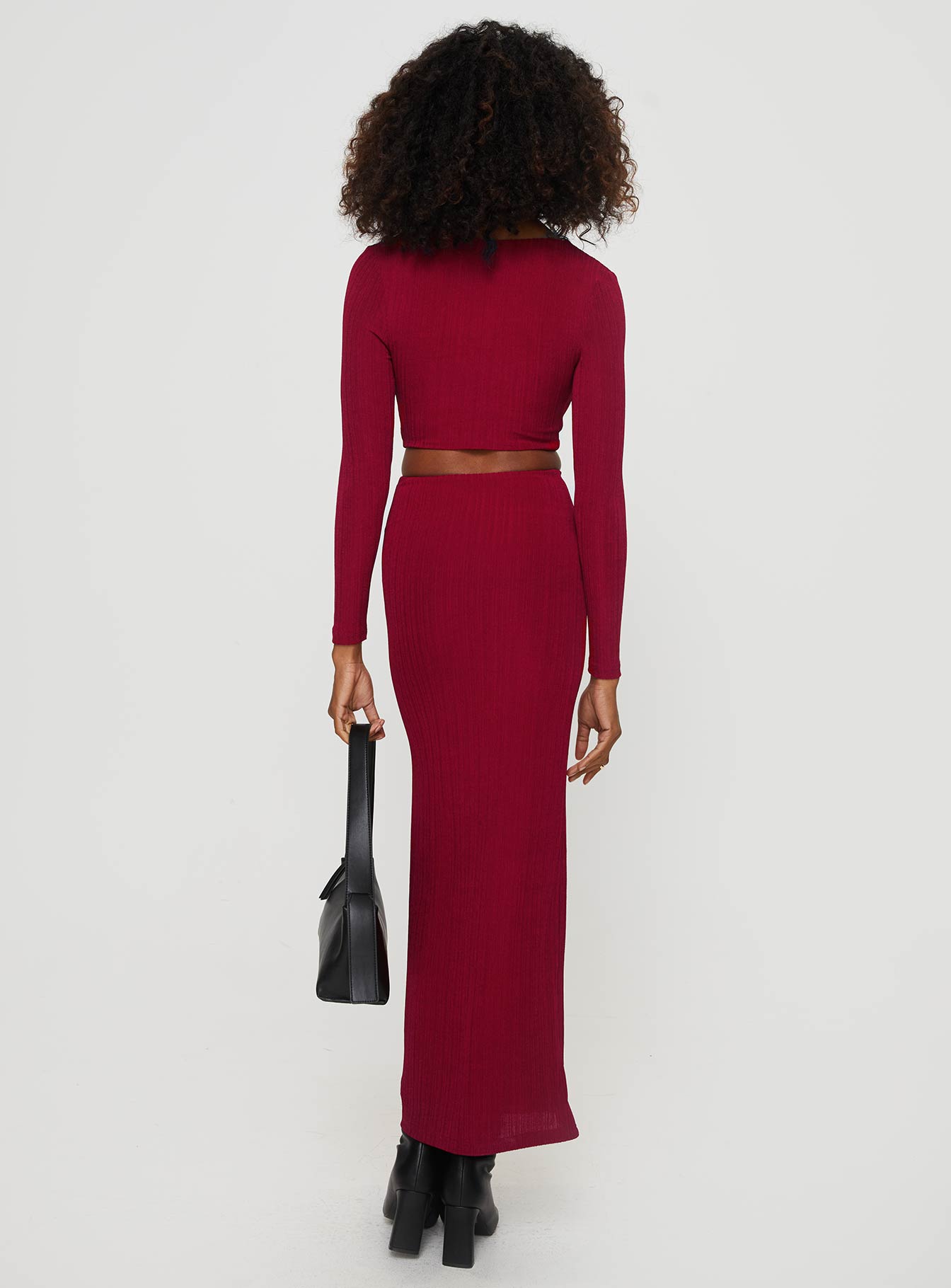 Everton Maxi Dress Burgundy