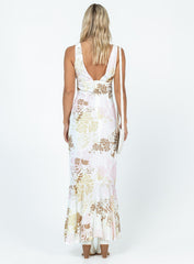 Cisco Maxi Dress White Multi