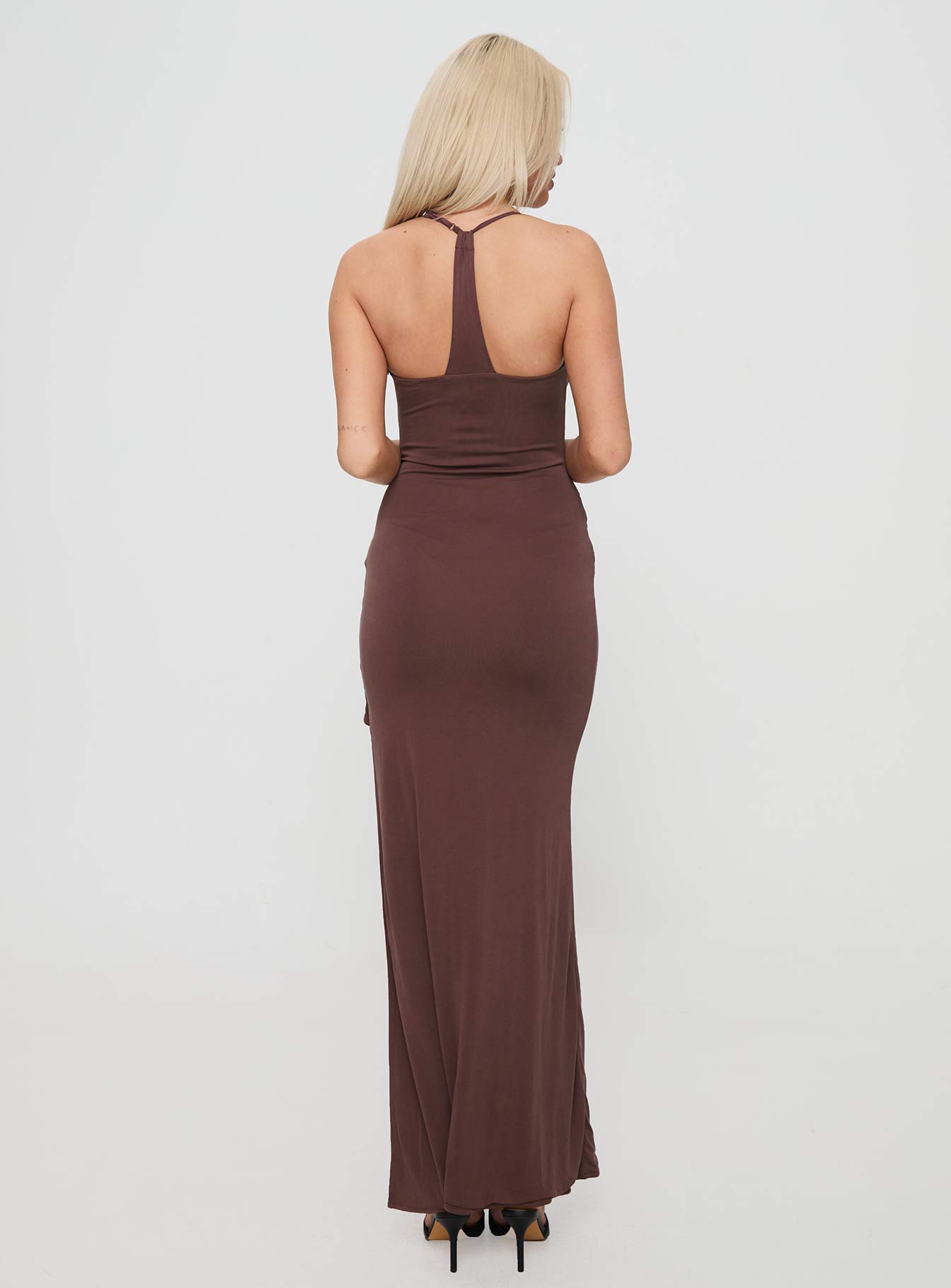 Marchesi Maxi Dress Chocolate