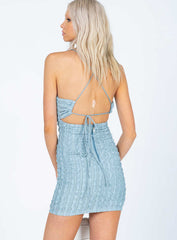 Brooke Mini Dress Blue