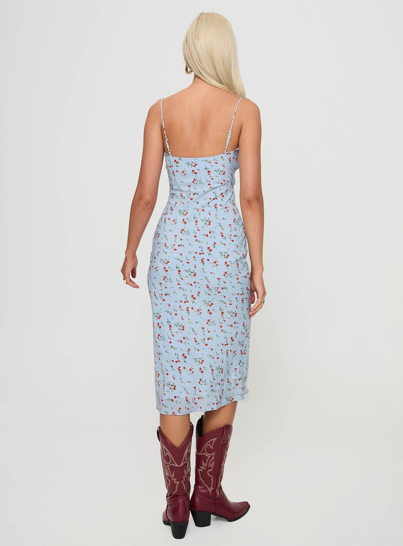 Forsell Maxi Dress Blue Floral
