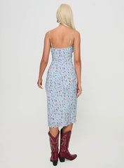 Forsell Maxi Dress Blue Floral