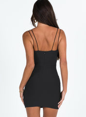 Bamba Mini Dress Black