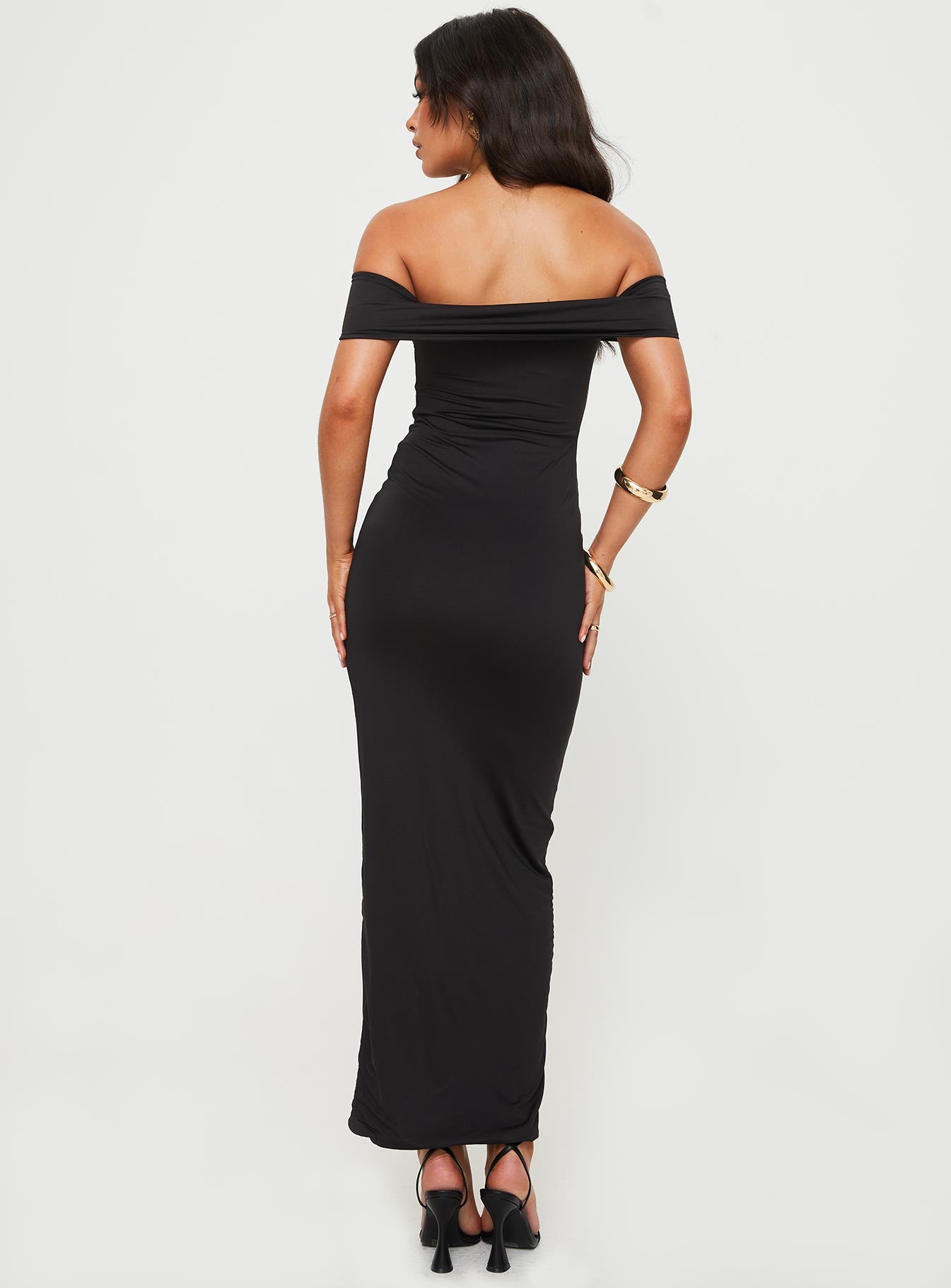 Laurence Strapless Maxi Dress Black