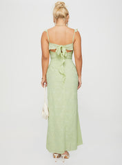 Burner Maxi Dress Green