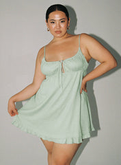 Empress Of Love Mini Dress Sage Curve