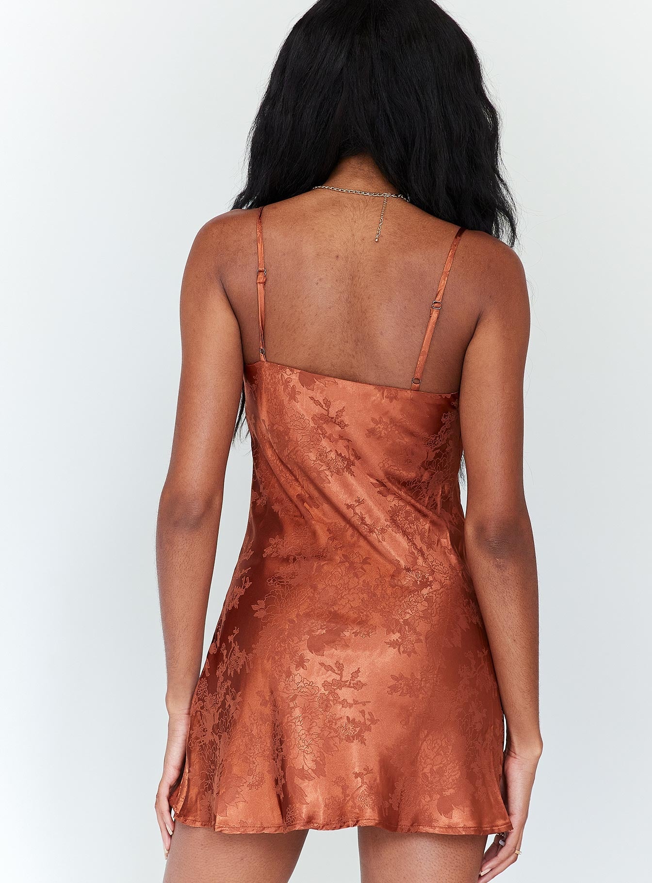 Norman Mini Dress Rust