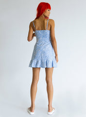 Caesura Mini Dress Blue