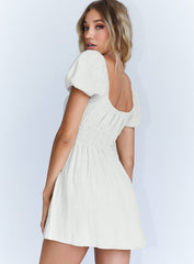 Madelyn Mini Dress Beige