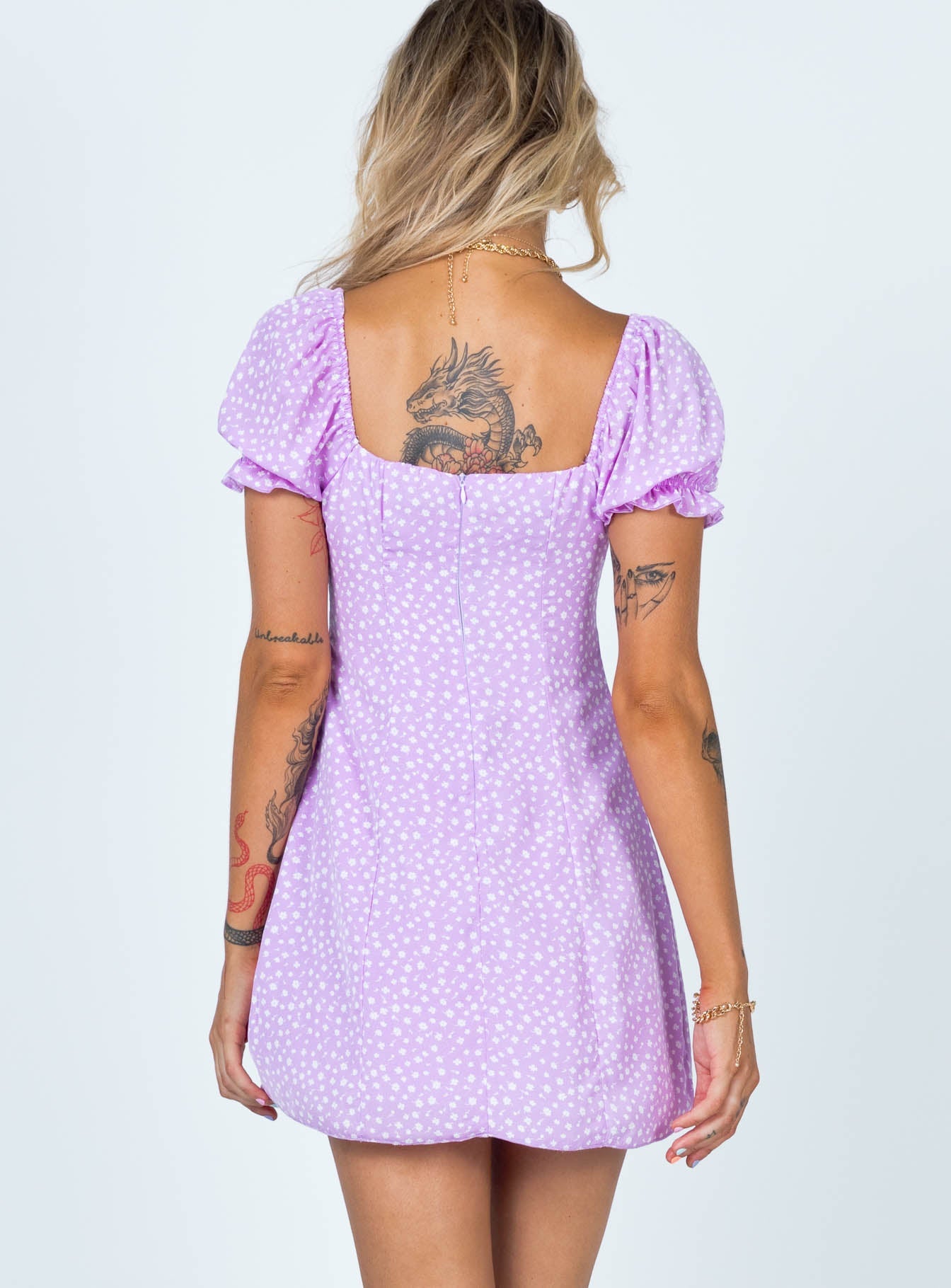 Freyah Mini Dress Purple