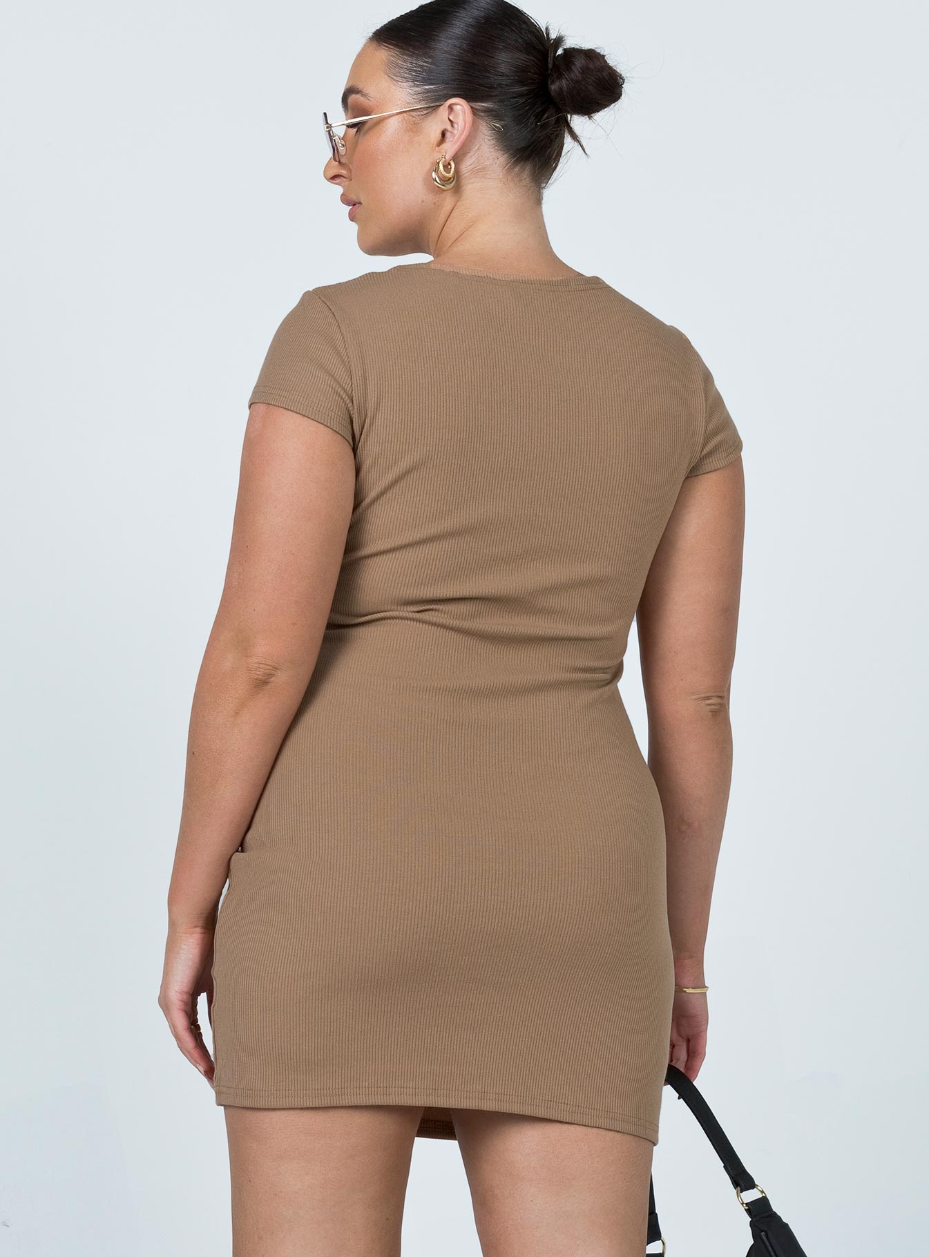 Caleb Mini Dress Brown