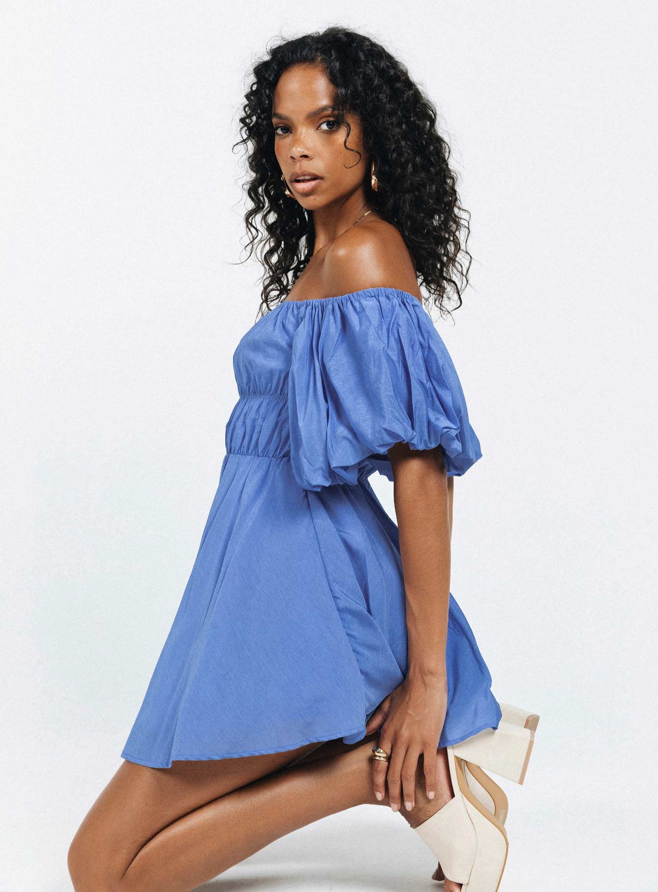 Halton Mini Dress Blue