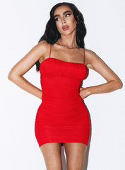 Penney Mini Dress Red