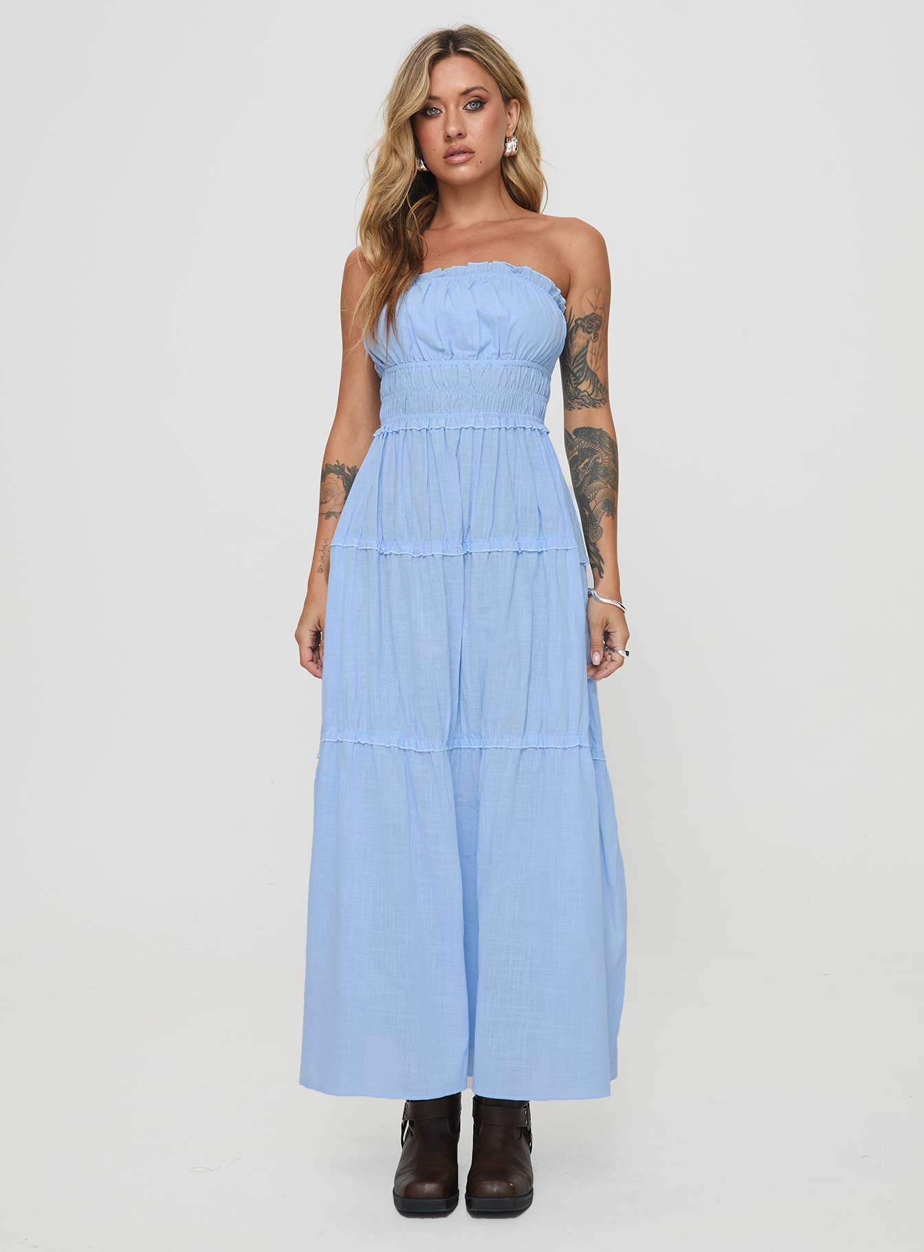 Minogue Maxi Dress Blue