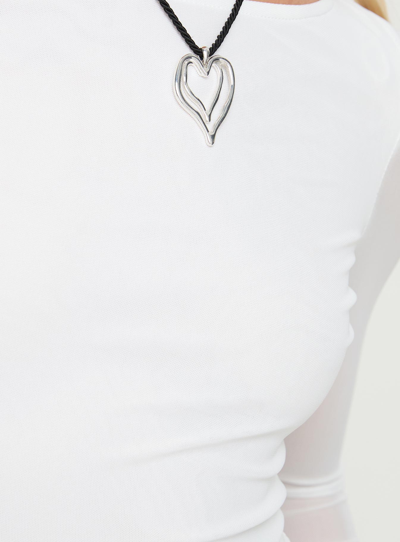 Lukea Long Sleeve Bodysuit White