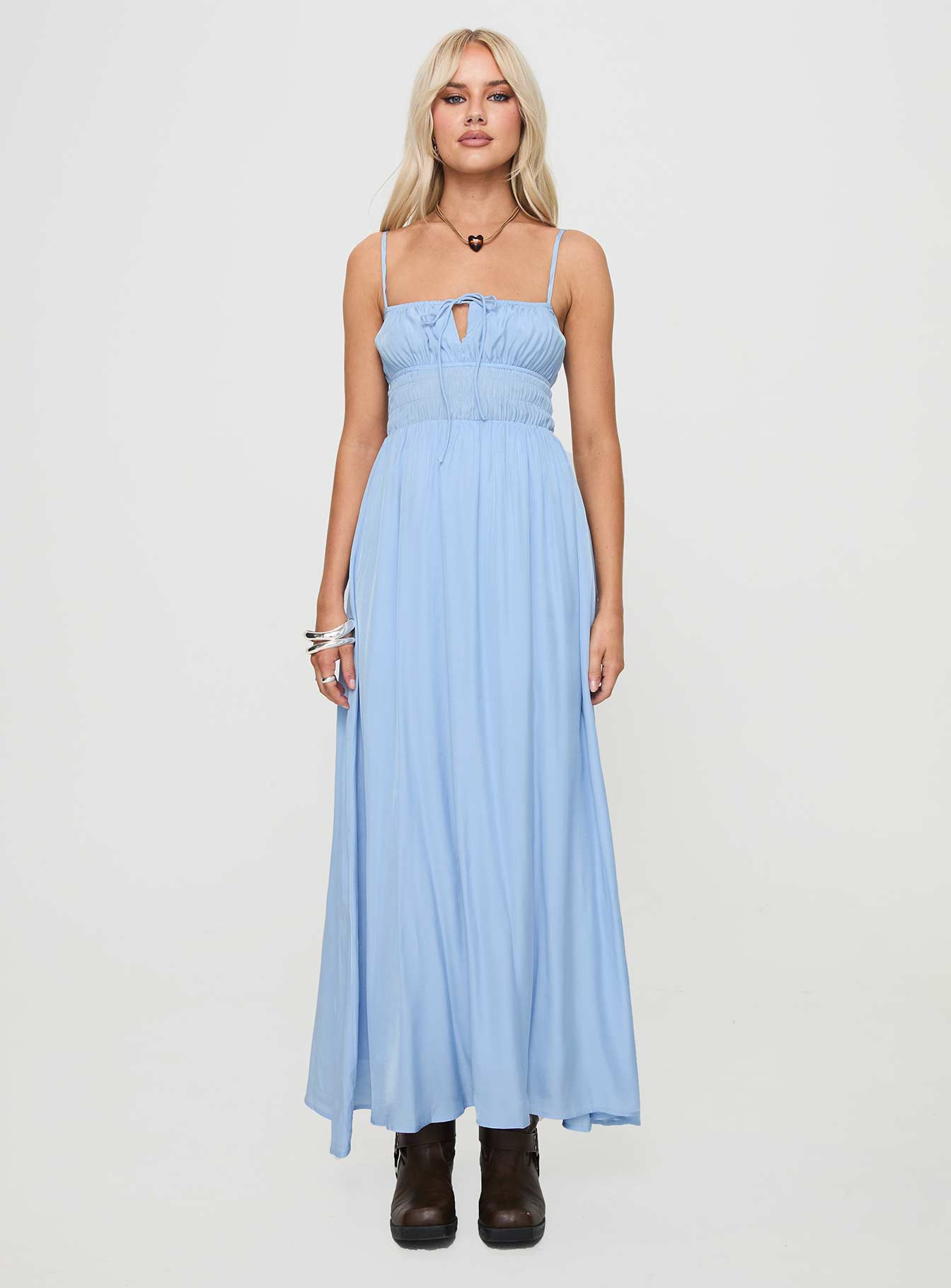 Jersie Maxi Dress Blue