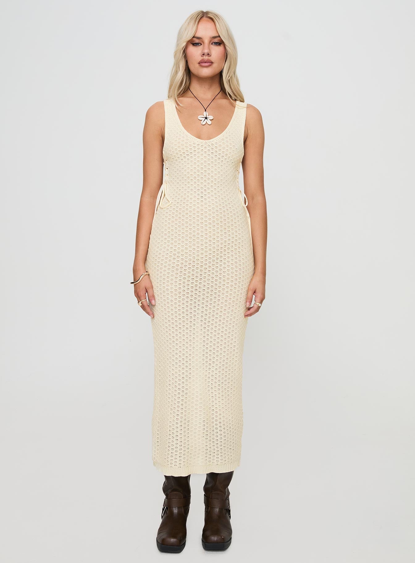 Cosmoth Maxi Dress Cream
