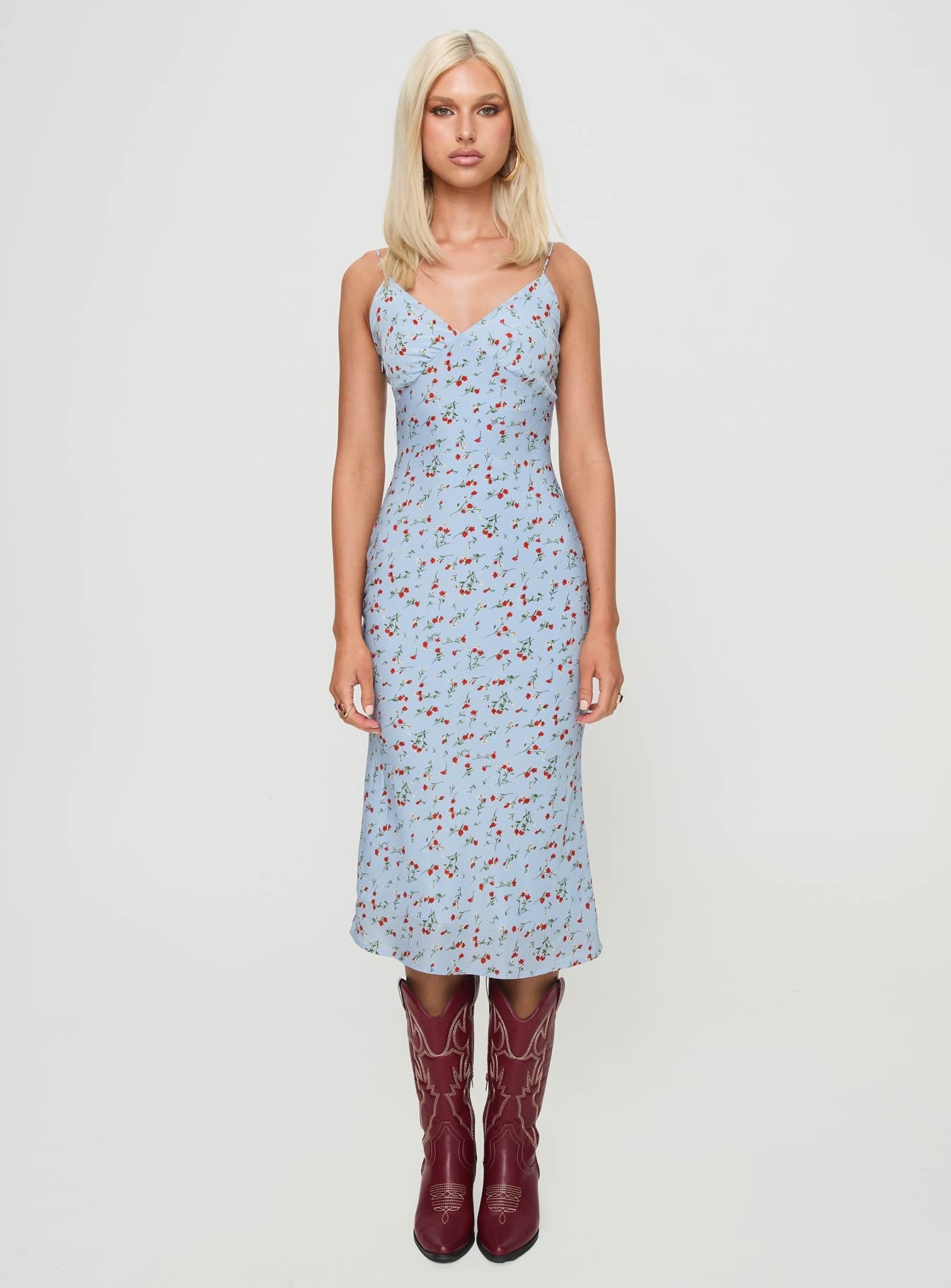Forsell Maxi Dress Blue Floral