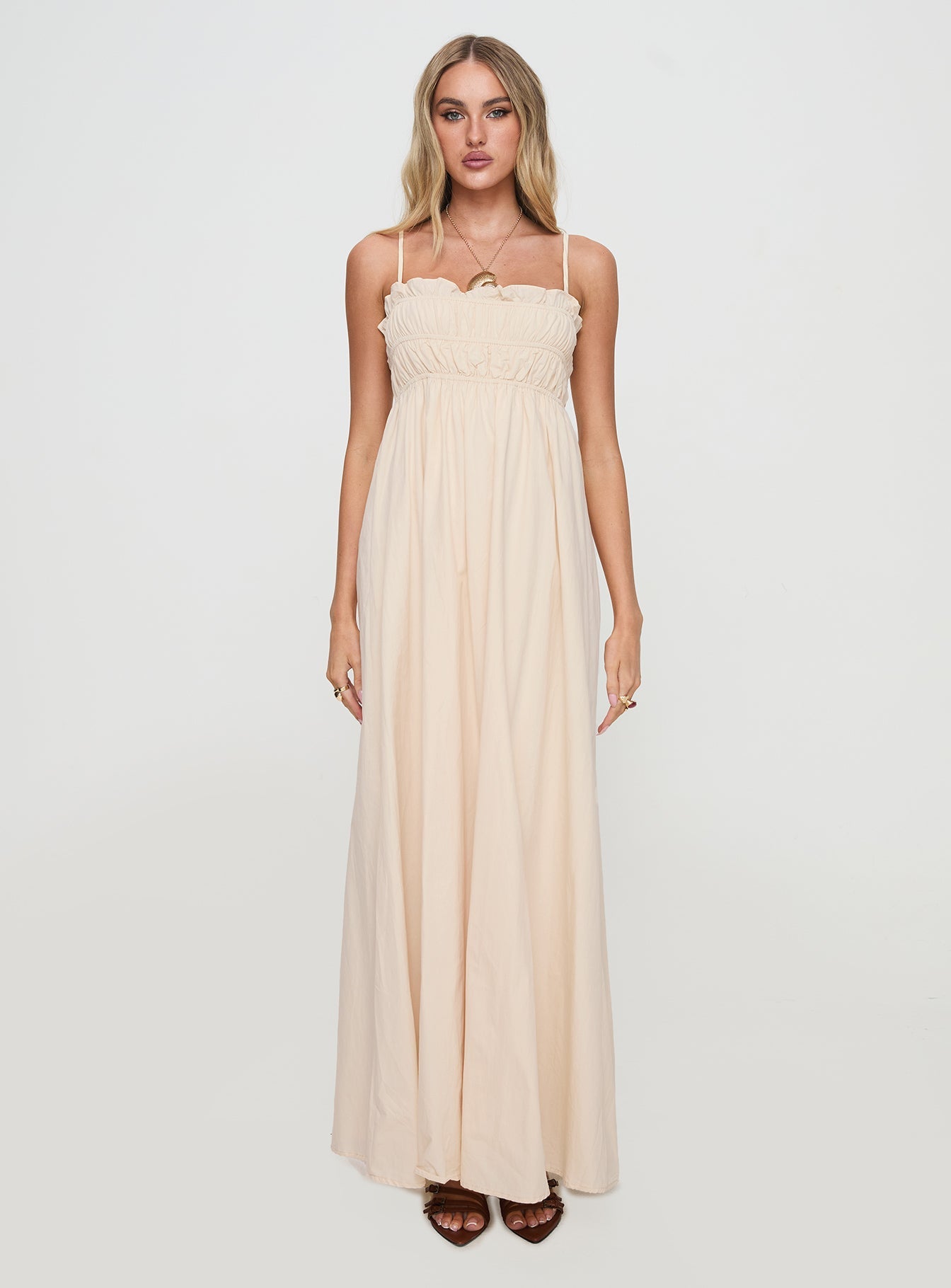 Love All Around Maxi Dress Cream