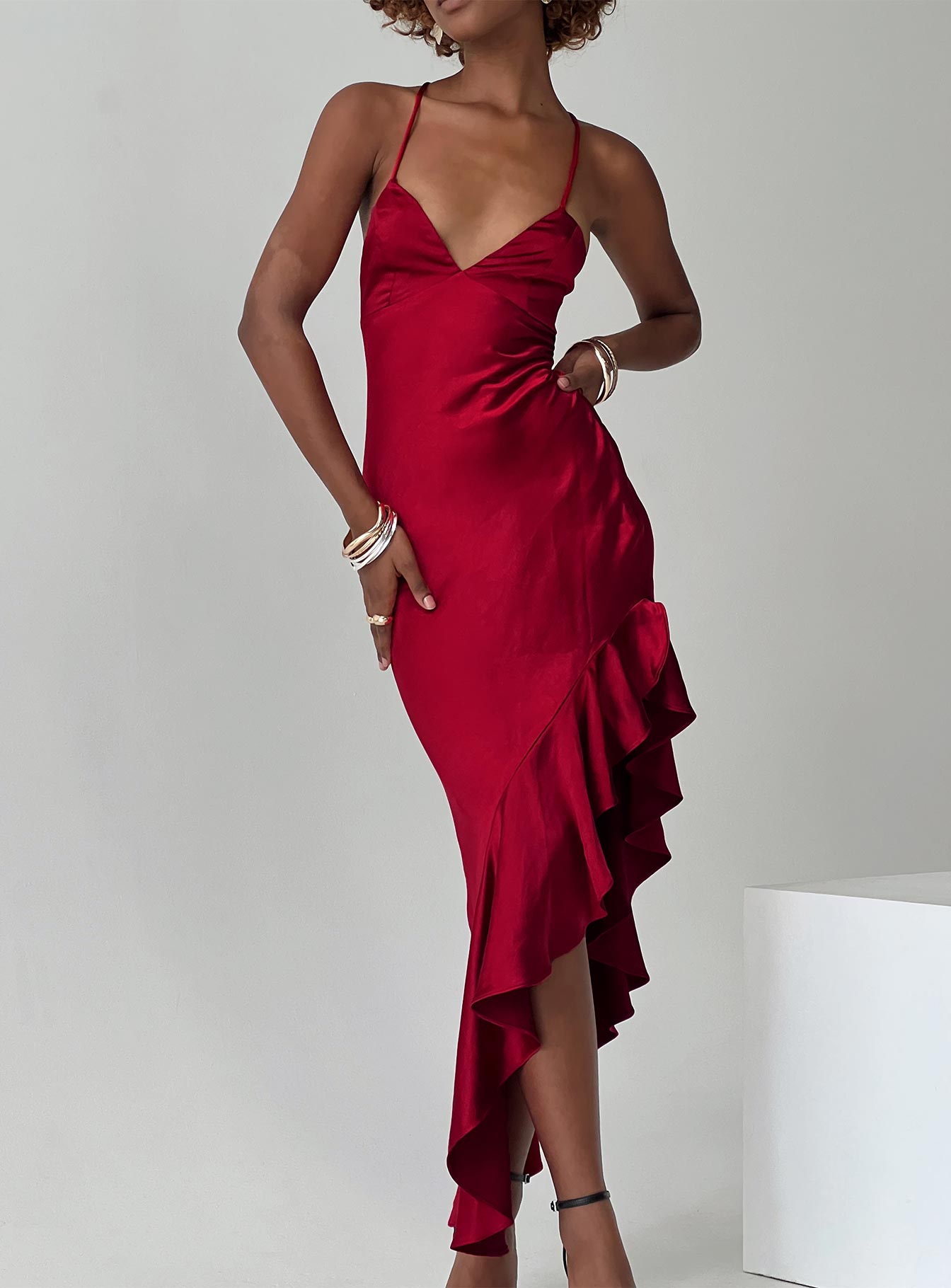 Casen Maxi Dress Red