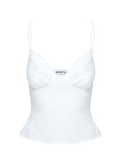 Aruba Embroidered Cami White