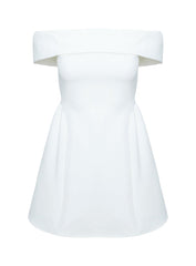 Main Character Strapless Mini Dress White